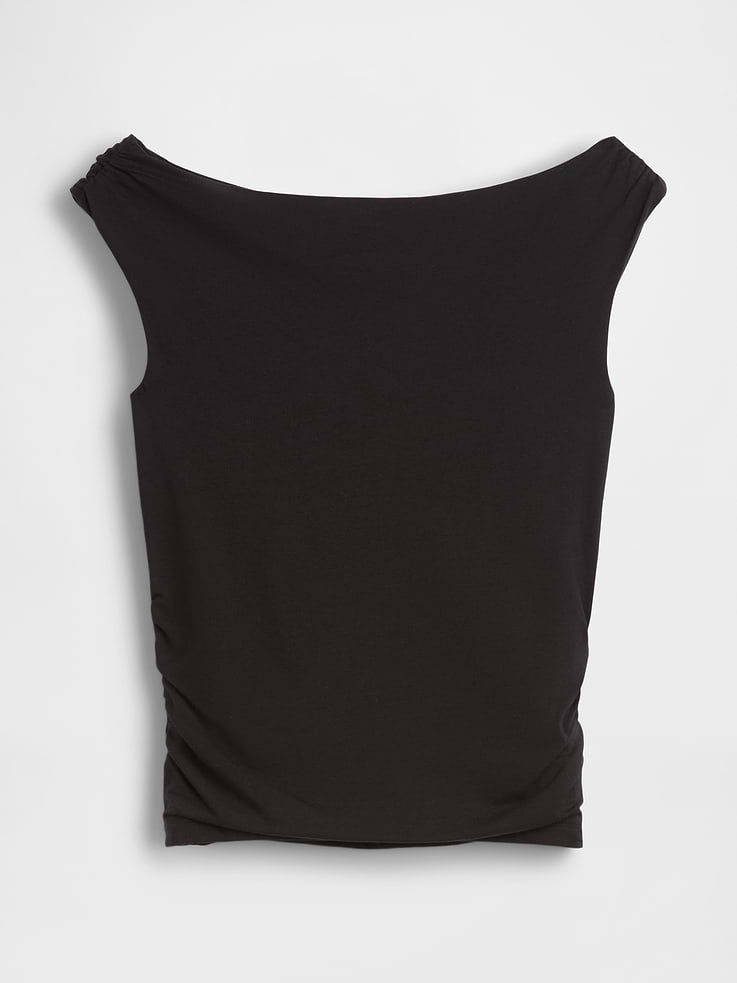 Image number 5 showing, CloseKnit Jersey Ruched Crop Top