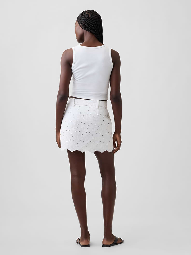 Image number 2 showing, Embroidered Mini Skirt