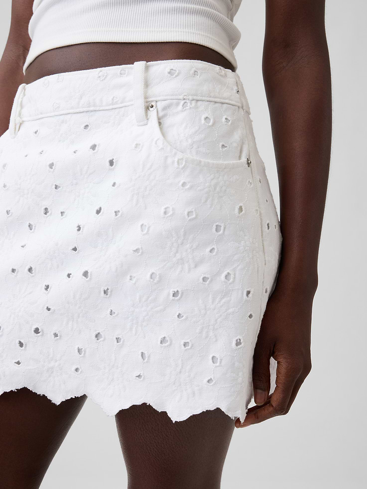 Image number 4 showing, Embroidered Mini Skirt