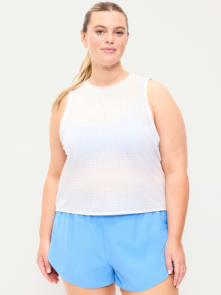 Image number 7 showing, Mesh Muscle Tank Top