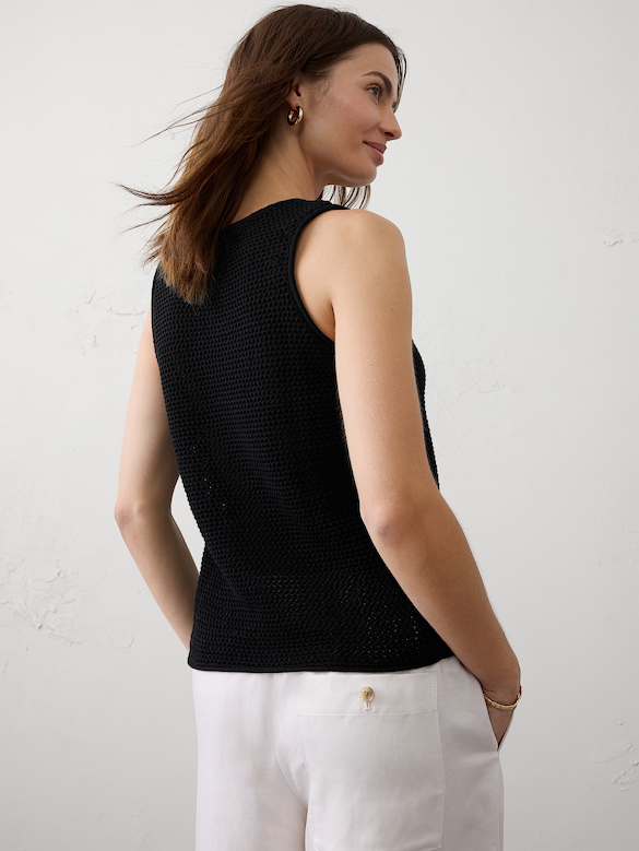 Textured Sweater Tank