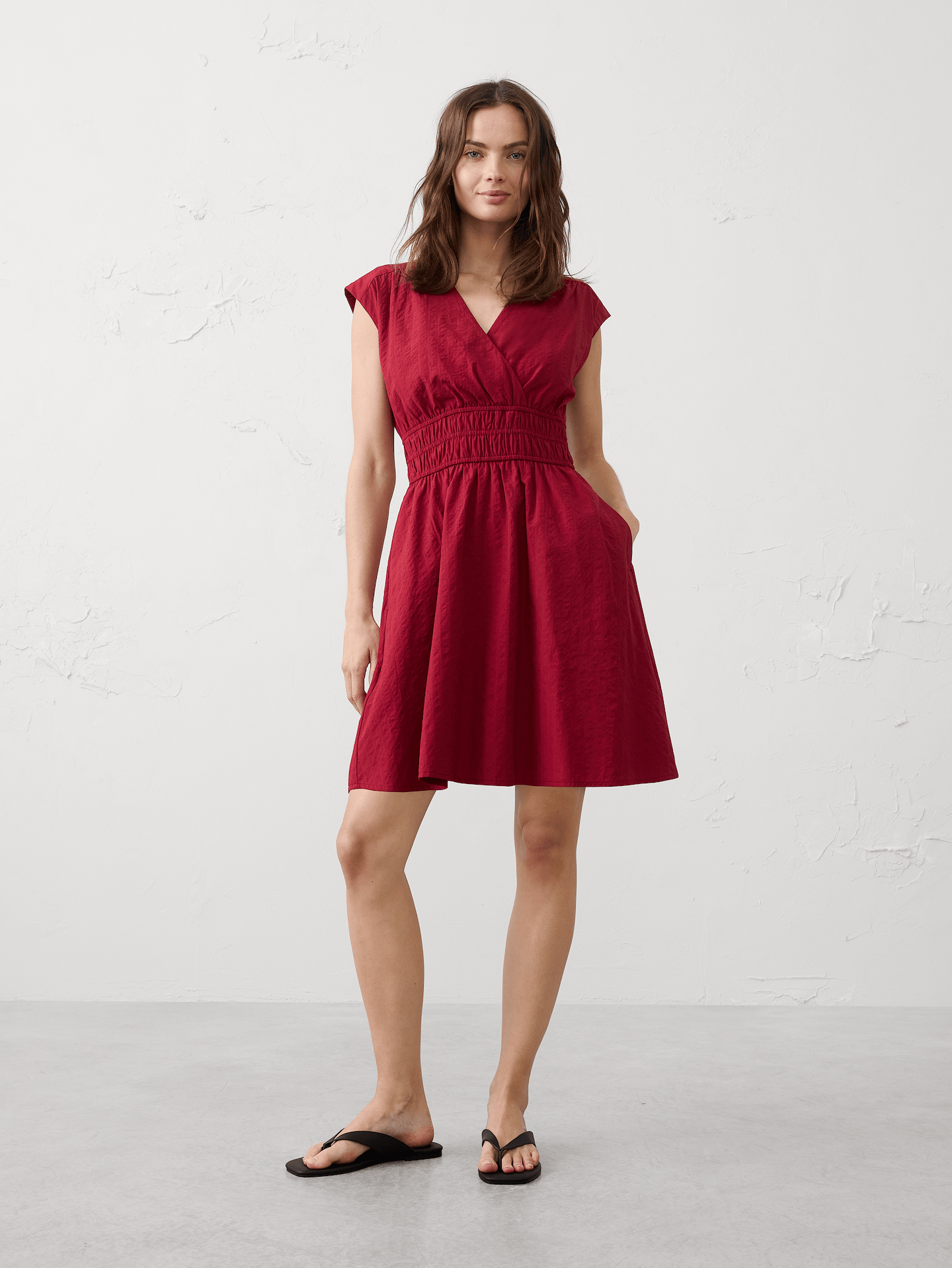 Image number 1 showing, Seersucker Mini Dress