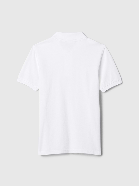 Kids Uniform Pique Polo Shirt