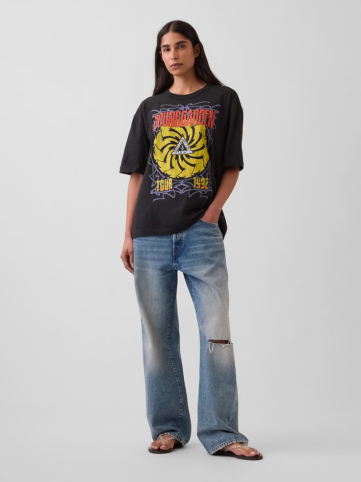 Image number 6 showing, Soundgarden Heavyweight Crop Graphic T-Shirt