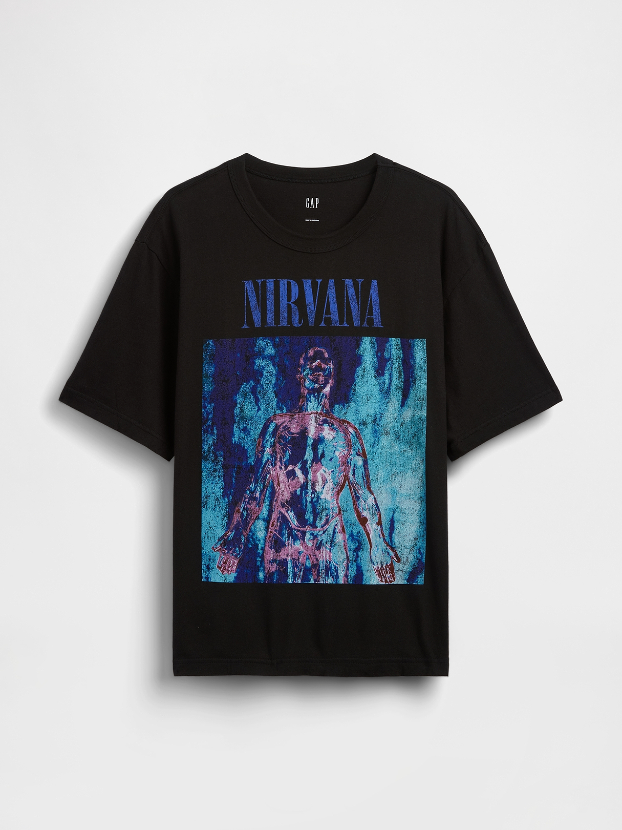 Nirvana Heavyweight Crop Graphic T-Shirt | Gap