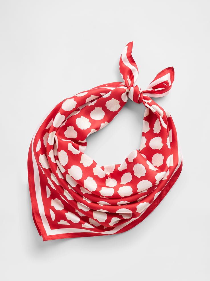 Image number 1 showing, 100% Silk Oversized Bandana