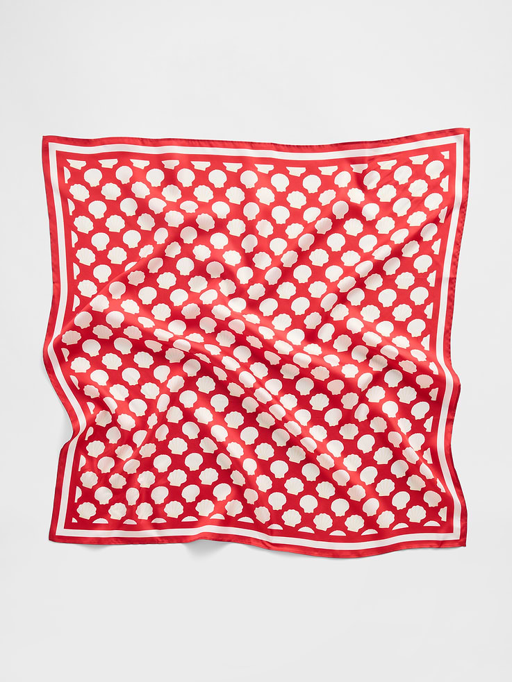 Image number 3 showing, 100% Silk Oversized Bandana