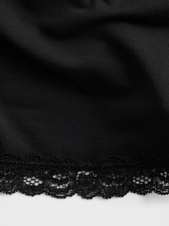 SoftMade Modal Lace-Trim PJ Shorts