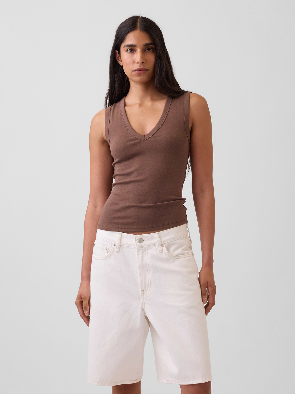Modern V-Neck Tank Top