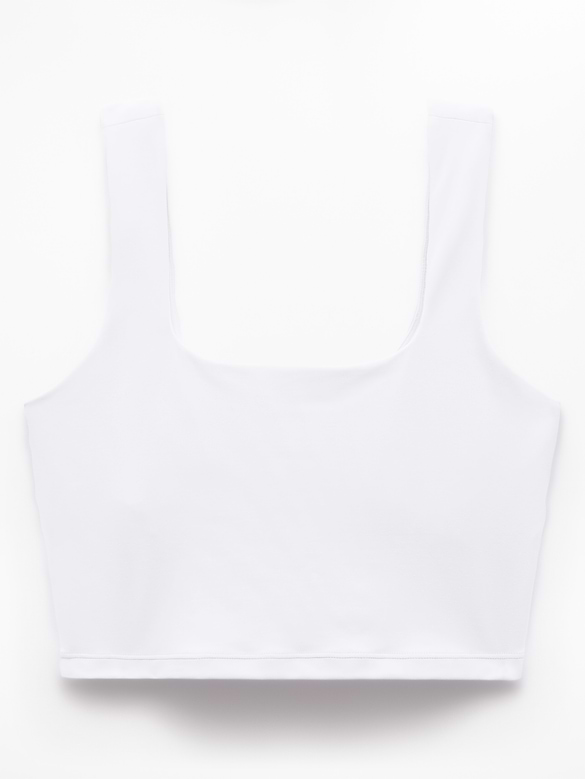 Transcend Square Neck Crop Sports Bra A-C