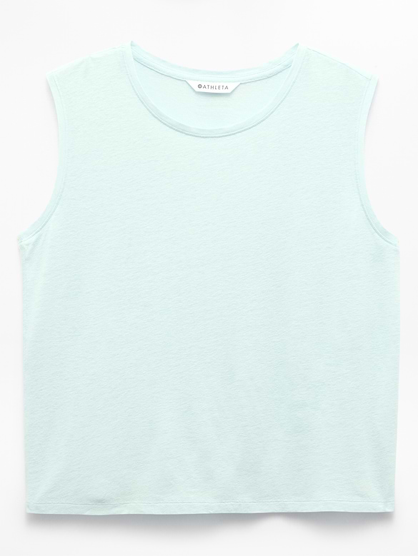 Getaway Linen Blend Muscle Tank
