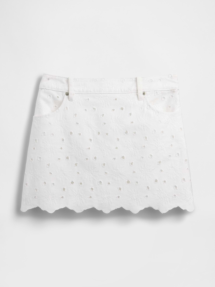 Image number 5 showing, Embroidered Mini Skirt
