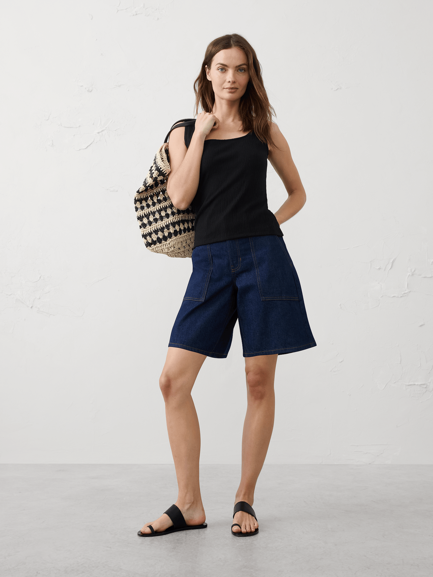 Image number 1 showing, Variegated Ribbed Tank