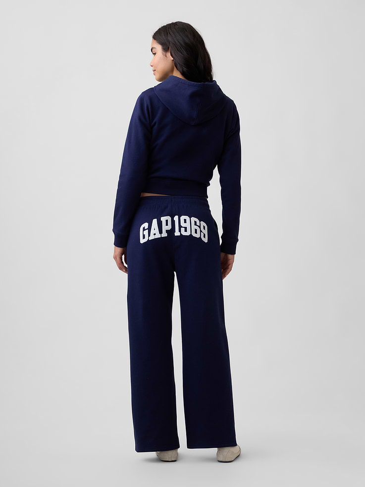 Image number 1 showing, Gap Graphic Straight-Leg Sweatpants