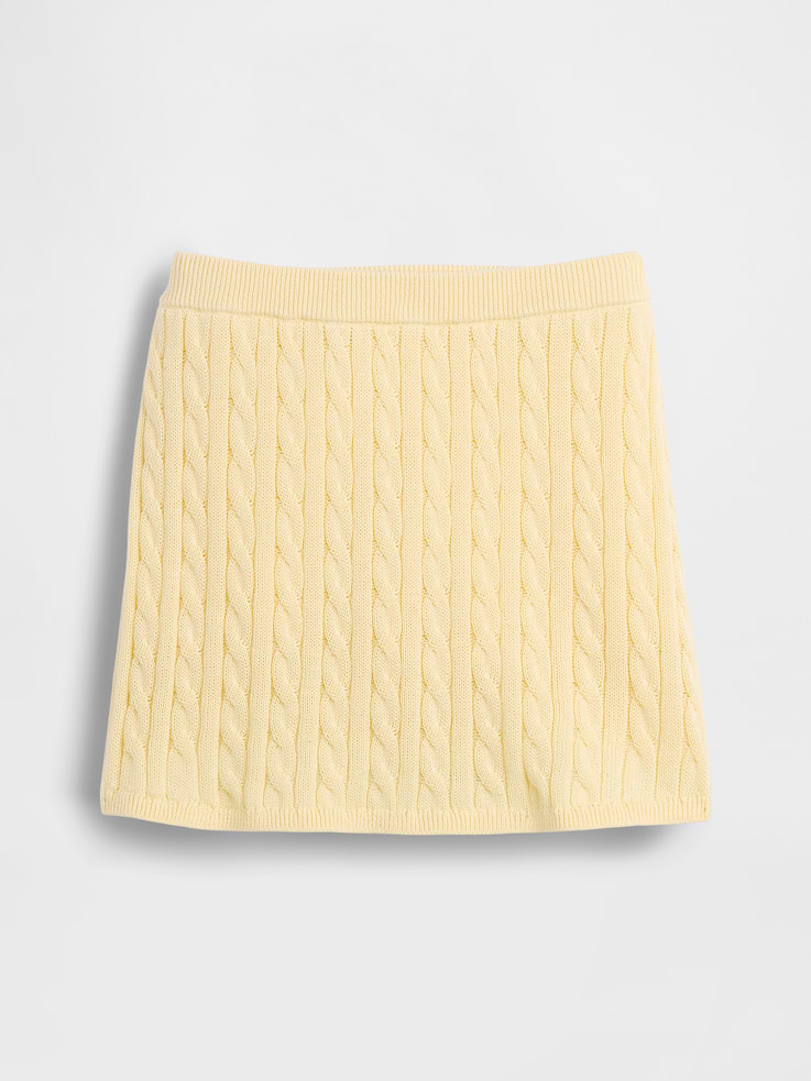 L'image numéro 2 présente Jupe-shirt en tricot torsadé pour Enfant