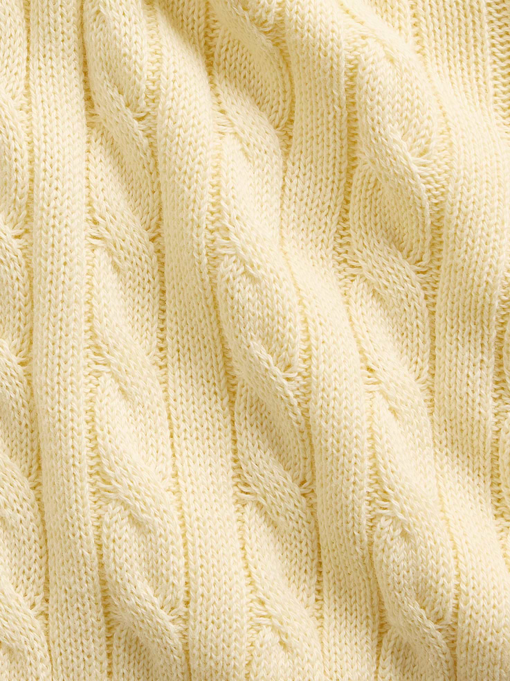 Image number 5 showing, Kids 100% Cotton Cable-Knit Sweater Zip Hoodie