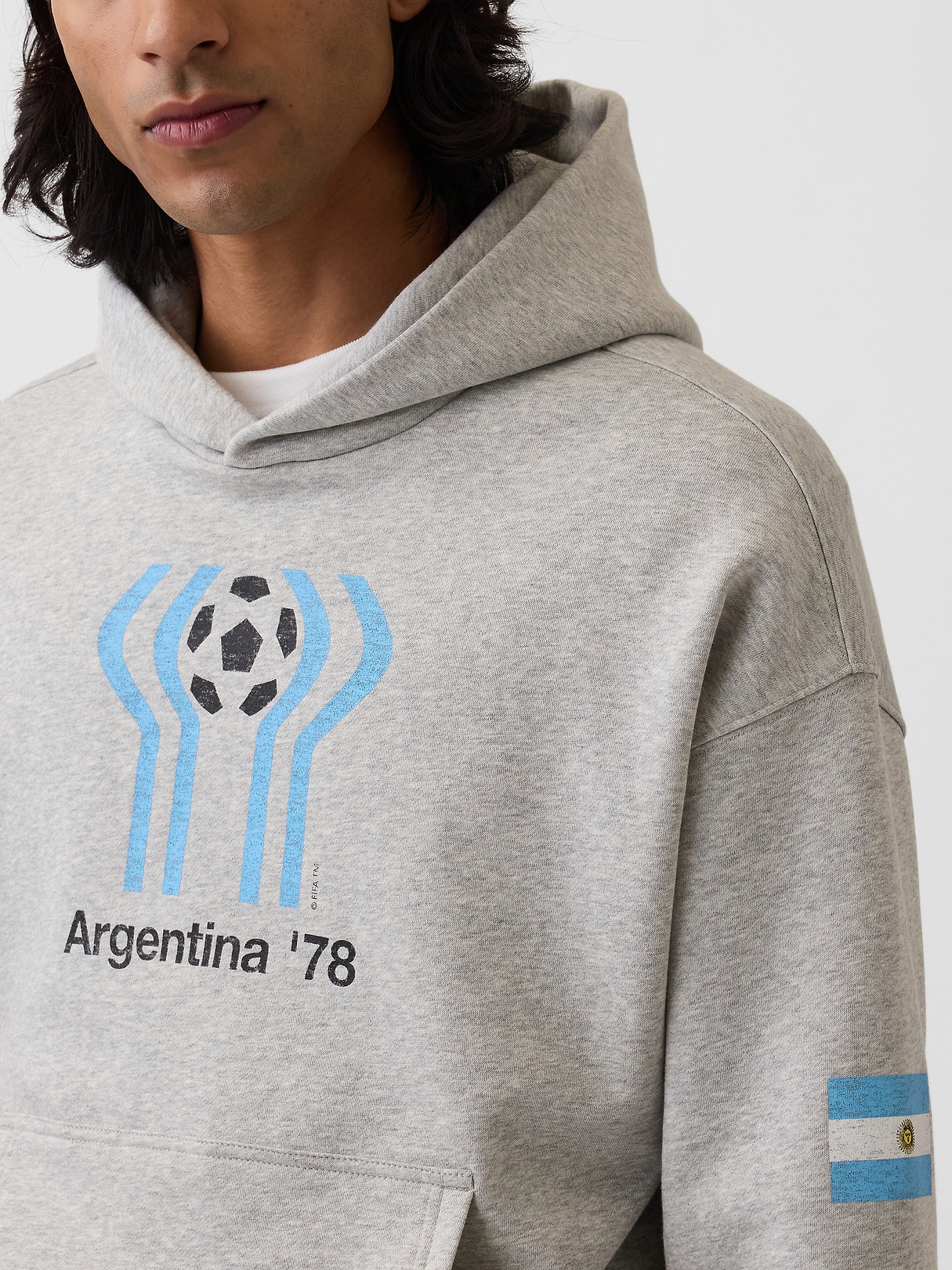FIFA WORLD CUP™ VintageSoft Terry Oversized Hoodie | Gap