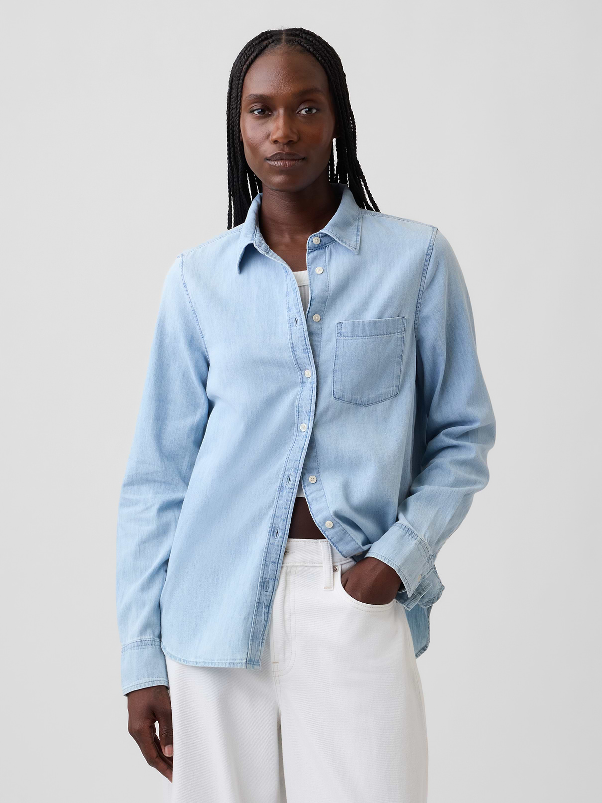 Organic Cotton Denim Classic Shirt