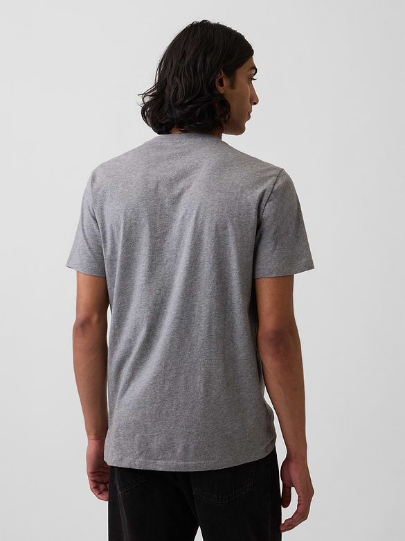 Cotton Jersey V-Neck T-Shirt