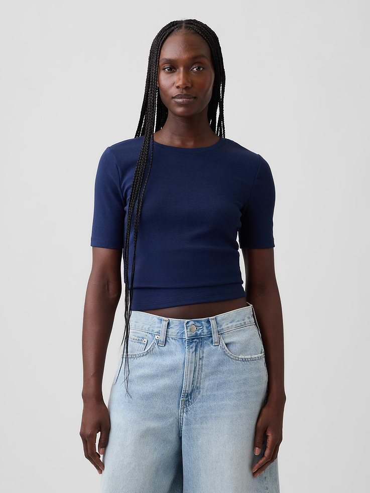 Image number 1 showing, Modern Crewneck T-Shirt