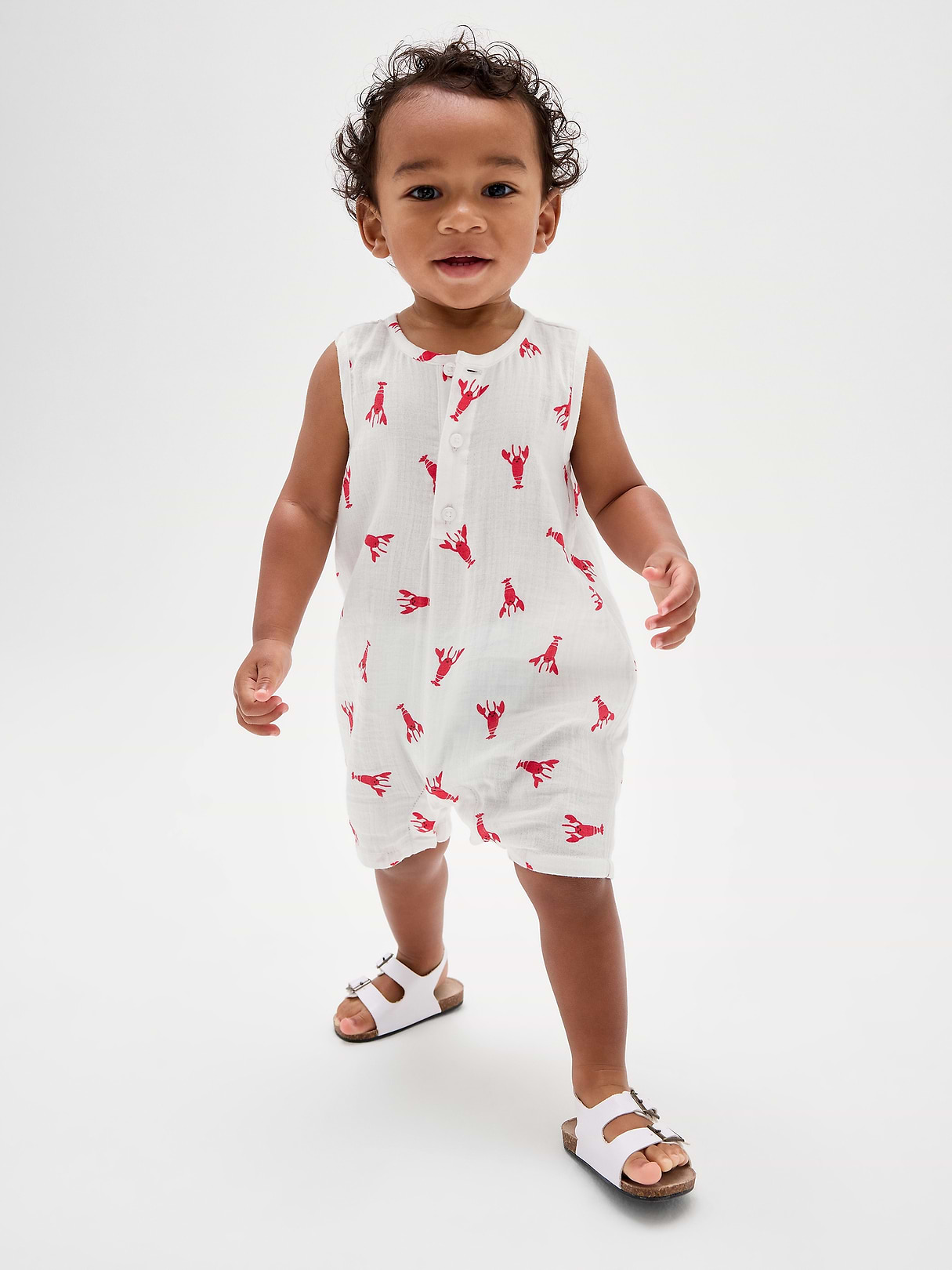 子どもの日 GEPE Baby Gauze Romper | Gap Factory