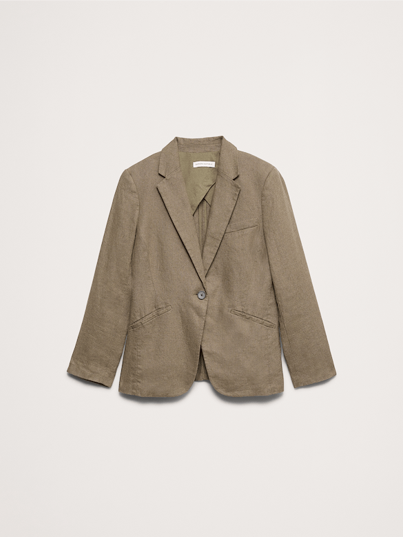 Slim Linen Blazer