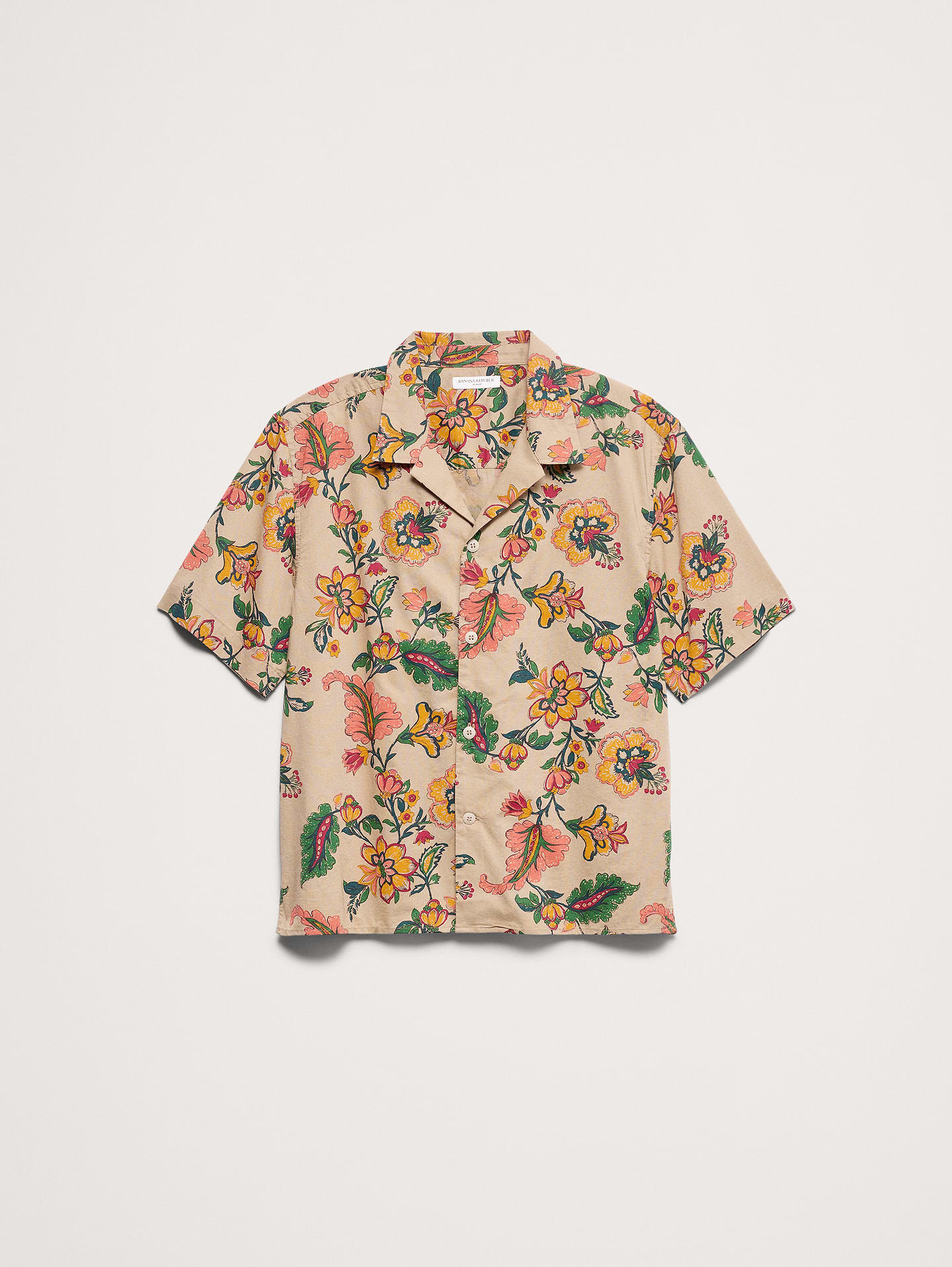 Image number 5 showing, Relaxed-Fit Cotton Poplin Resort Shirt