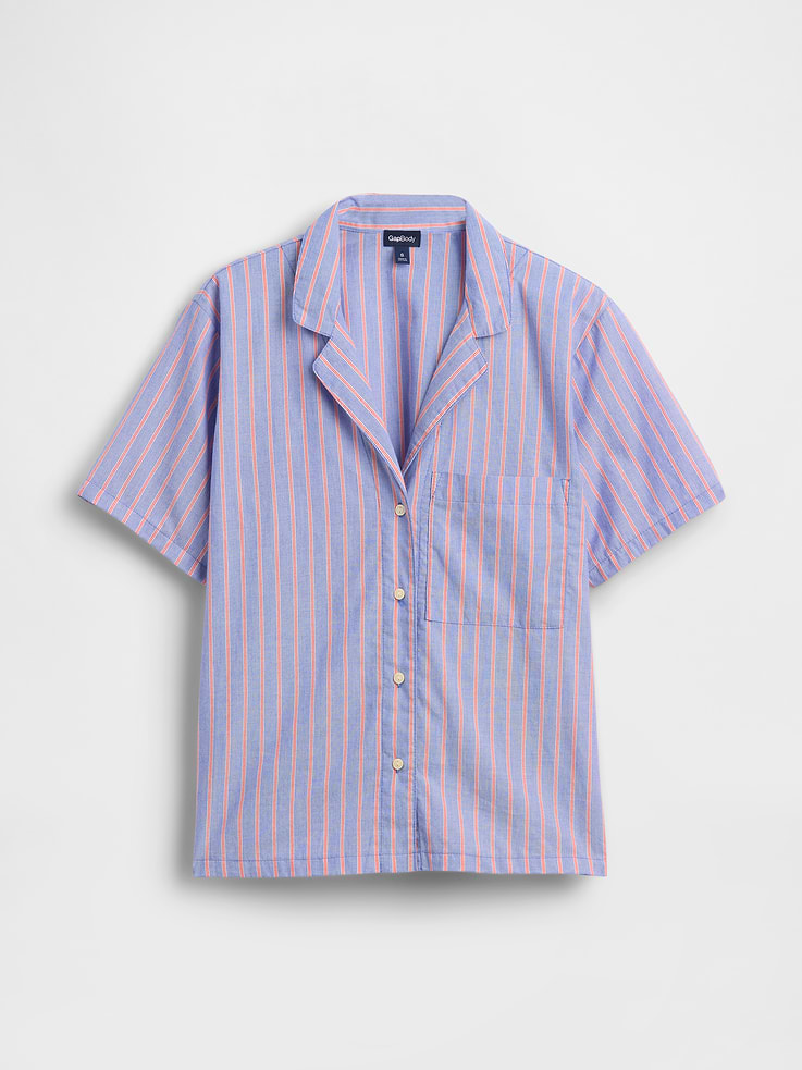 Image number 4 showing, Poplin PJ Shirt