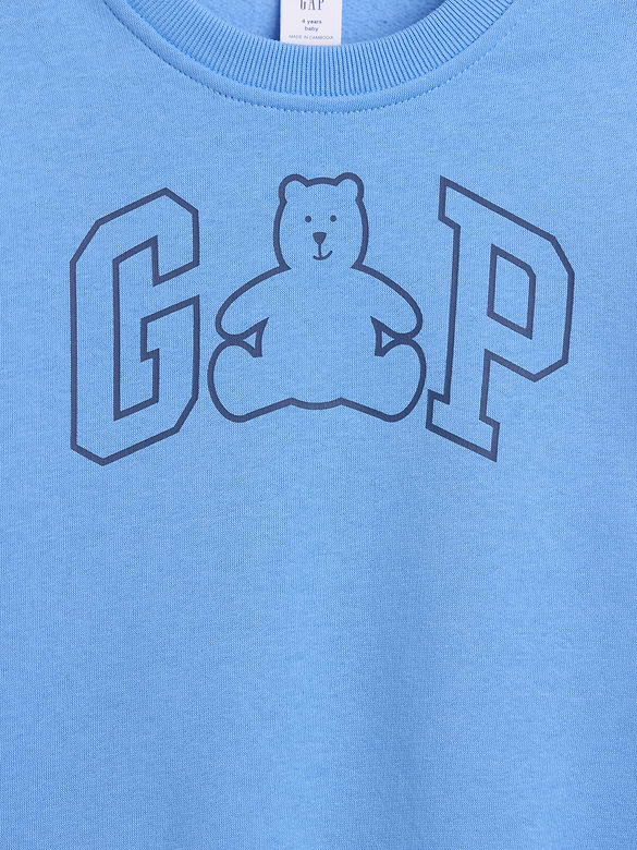 babyGap Relaxed Brannan Bear Logo Sweatshirt