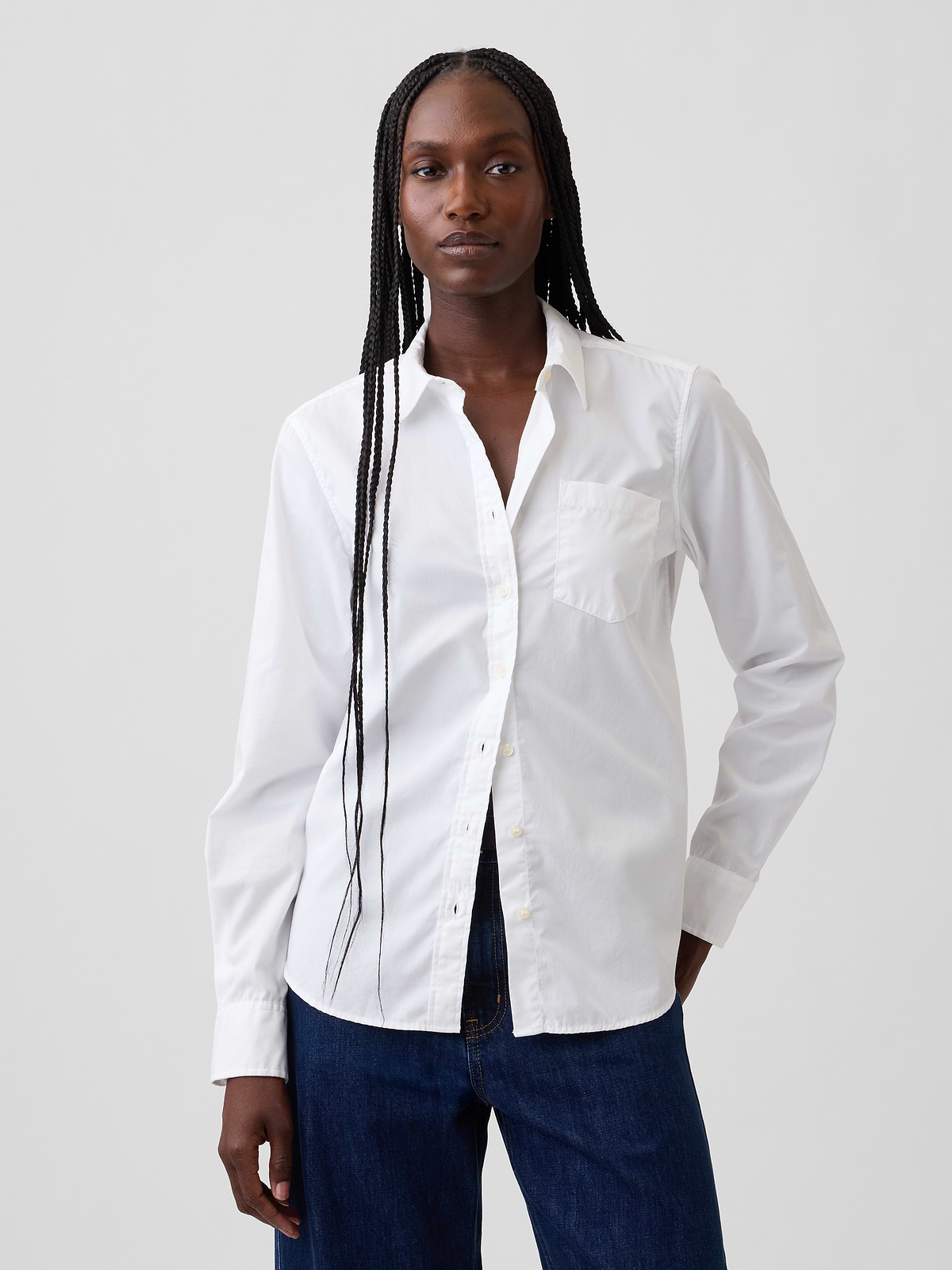 Organic Cotton Poplin Classic Shirt