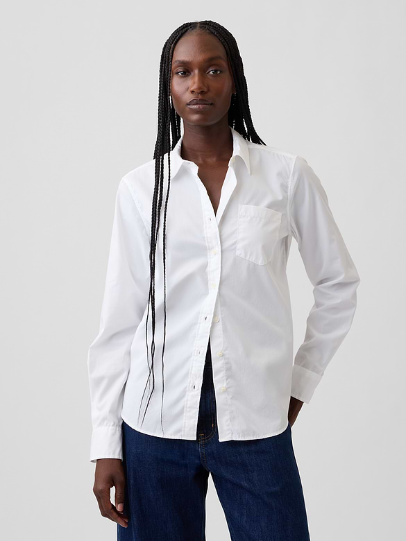 Organic Cotton Poplin Classic Shirt