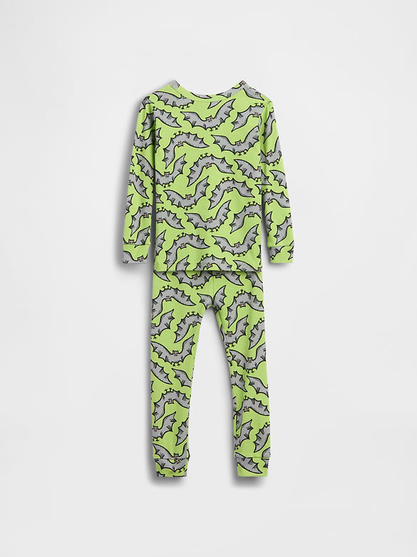 Baby & Toddler Organic Brushed Cotton Bats PJ Set