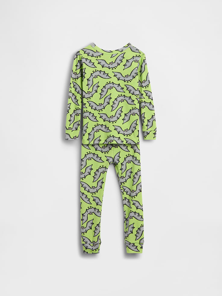 Image number 2 showing, Baby & Toddler Organic Brushed Cotton Bats PJ Set