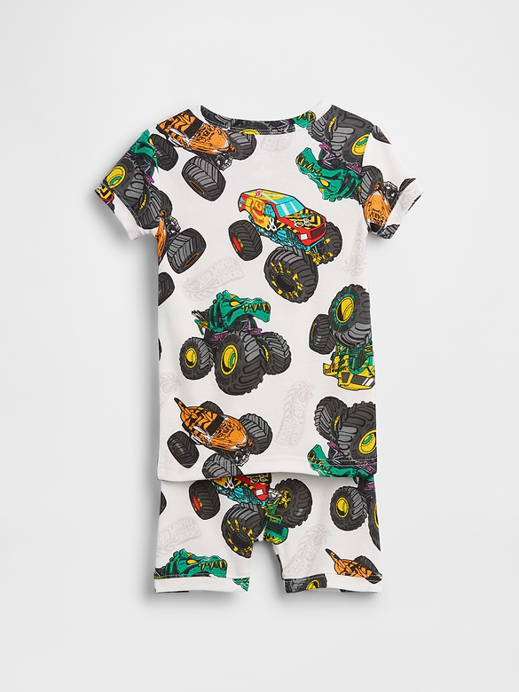 Kids & Baby Hot Wheels Organic Brushed Cotton PJ Short Set