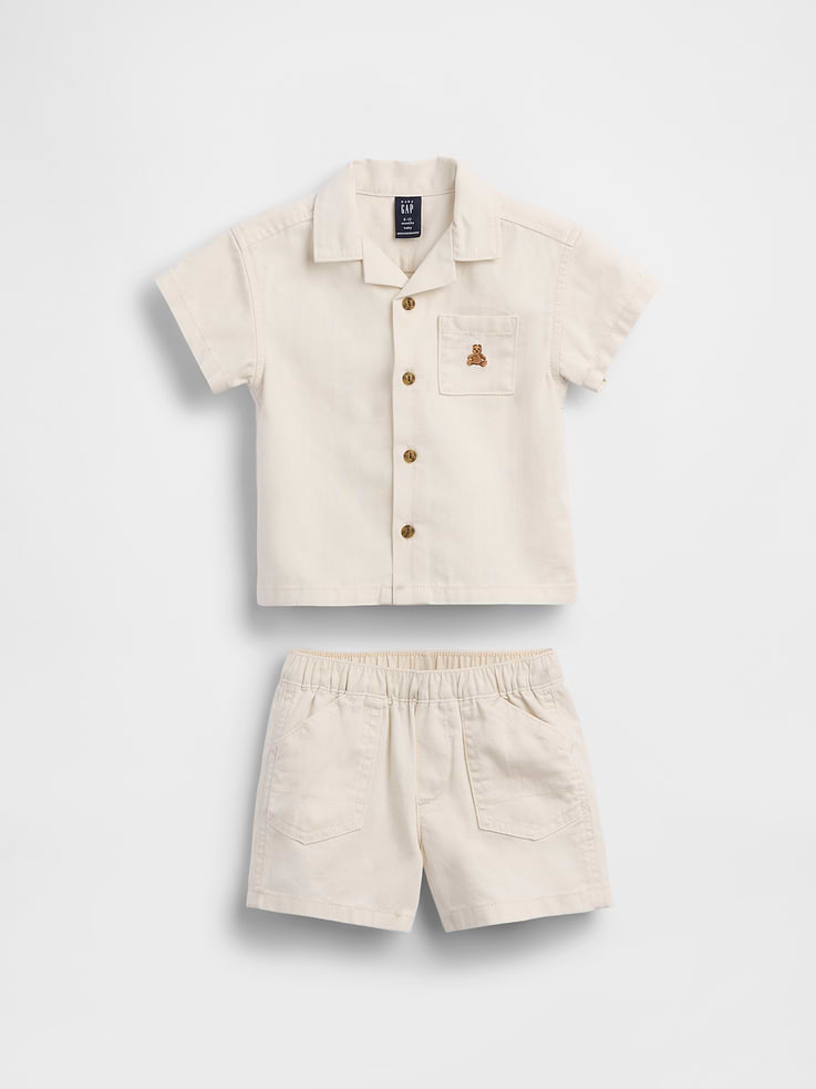 L'image numéro 1 présente Ensemble avec chemise à poche pour Bébé