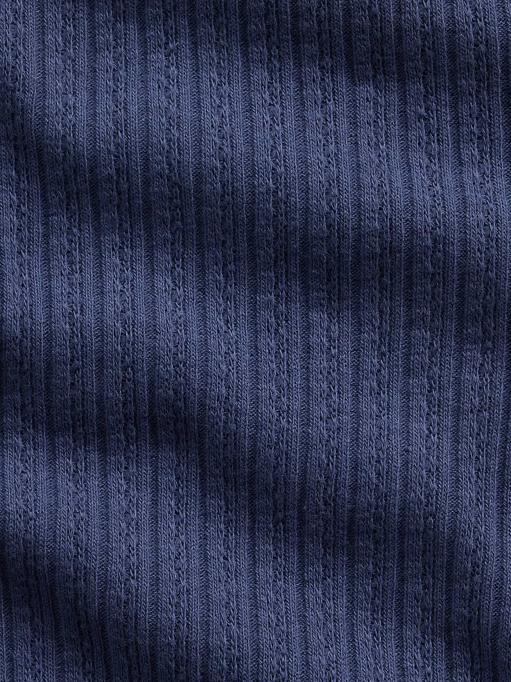 Image number 4 showing, Kids Pointelle Rib Button-Front T-Shirt