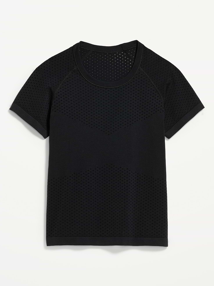 Image number 9 showing, Seamless Textured Cropped T-Shirt