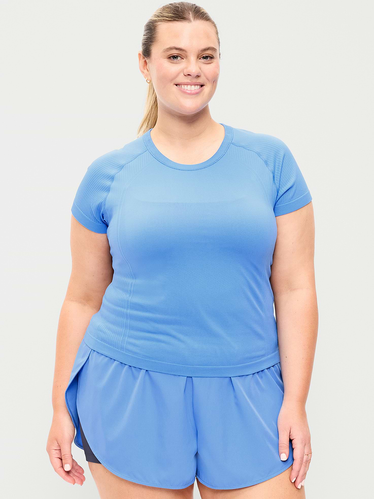 Image number 7 showing, Fluid Seamless Fitted T-Shirt