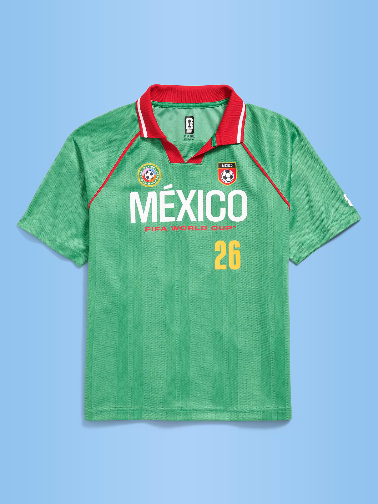 L'image numéro 2 présente T-shirt en jersey à col Coupe du monde de la FIFA 26™, Mexique pour enfant