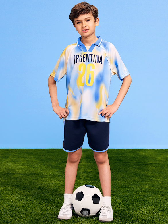FIFA World Cup 26™ Argentina Lifestyle Collared Jersey T-Shirt for Kids