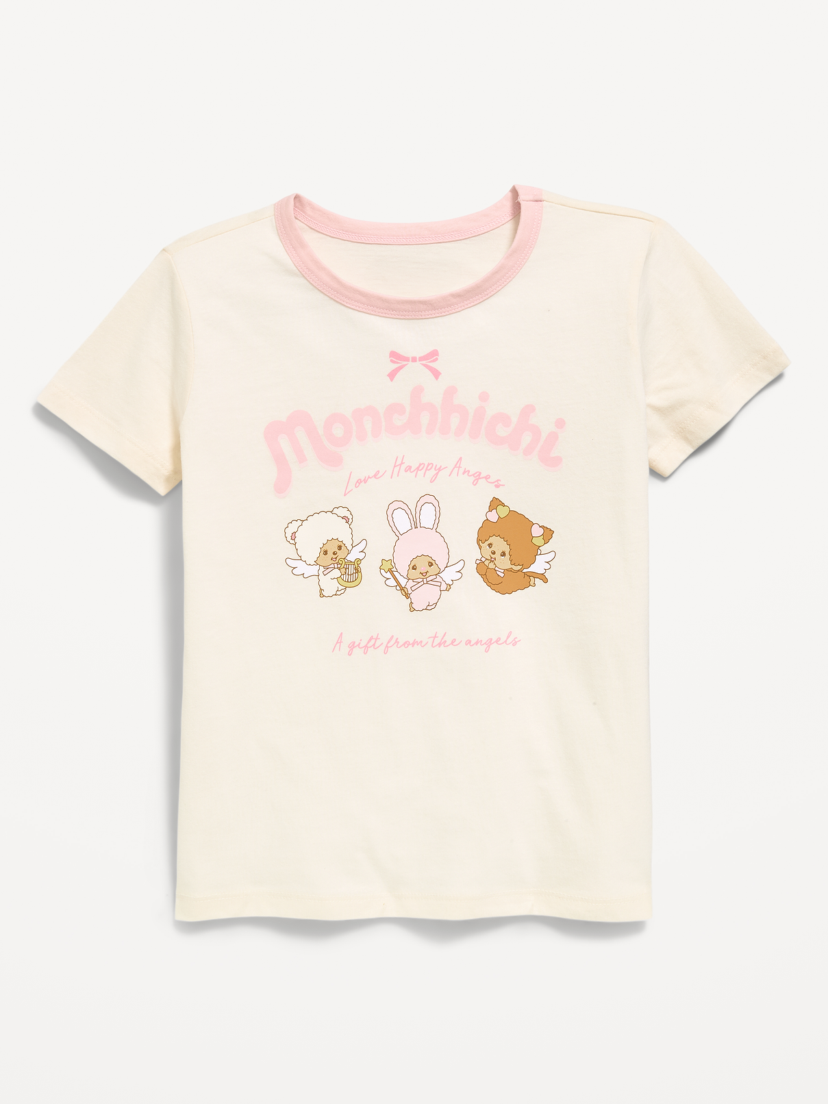 Image number 1 showing, Monchhichi® Graphic T-Shirt for Girls