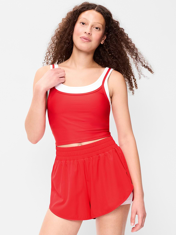 PowerSoft Layered Longline Bra