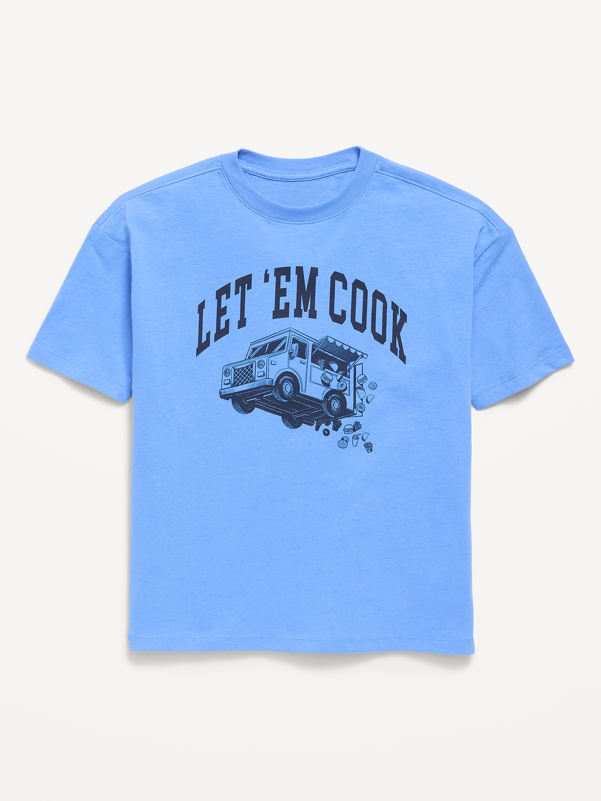 Image number 1 showing, Oversized Short-Sleeve Graphic T-Shirt for Boys