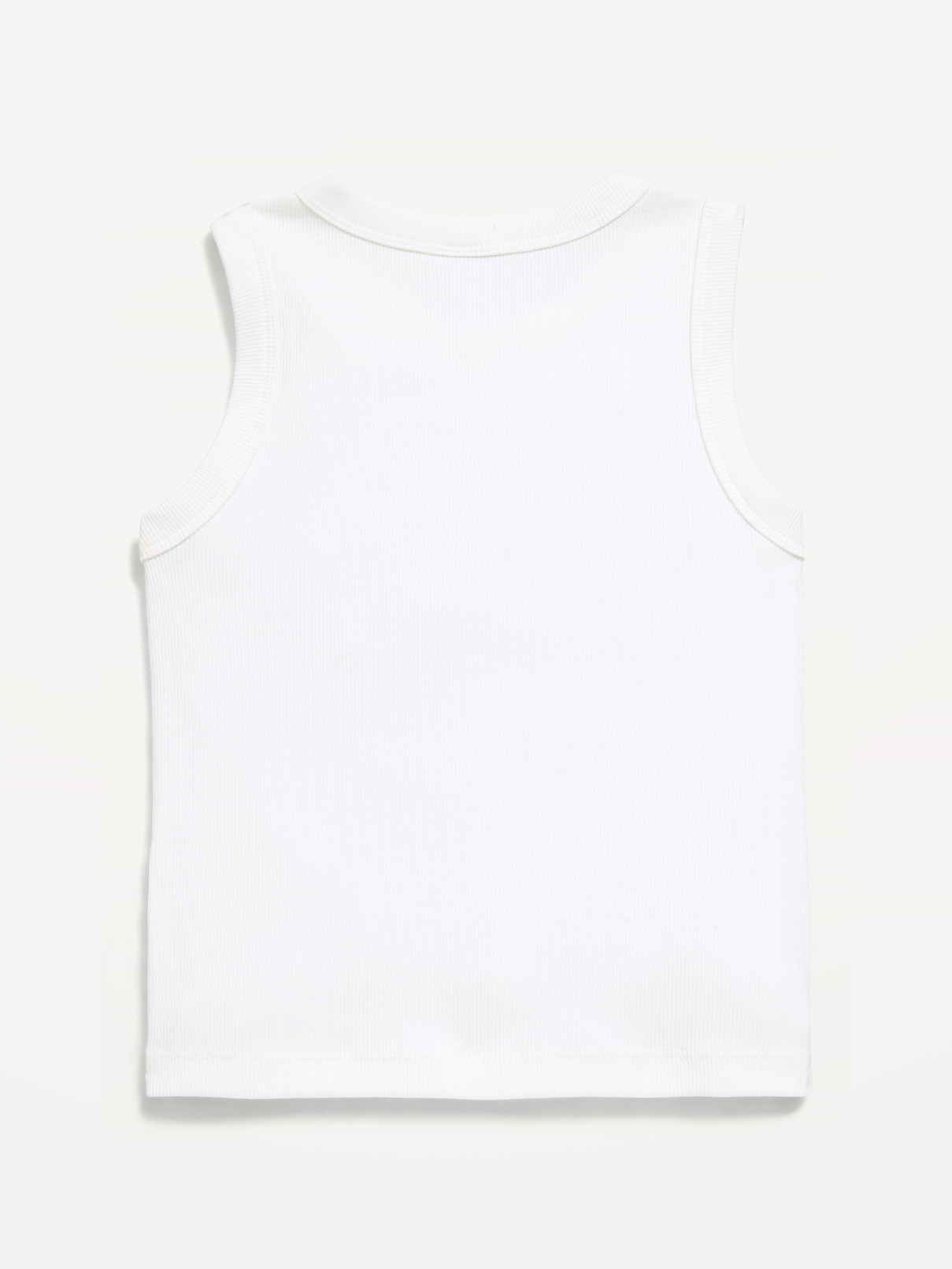 Image number 3 showing, Fitted Sleeveless Ribbed Button-Front Top for Girls