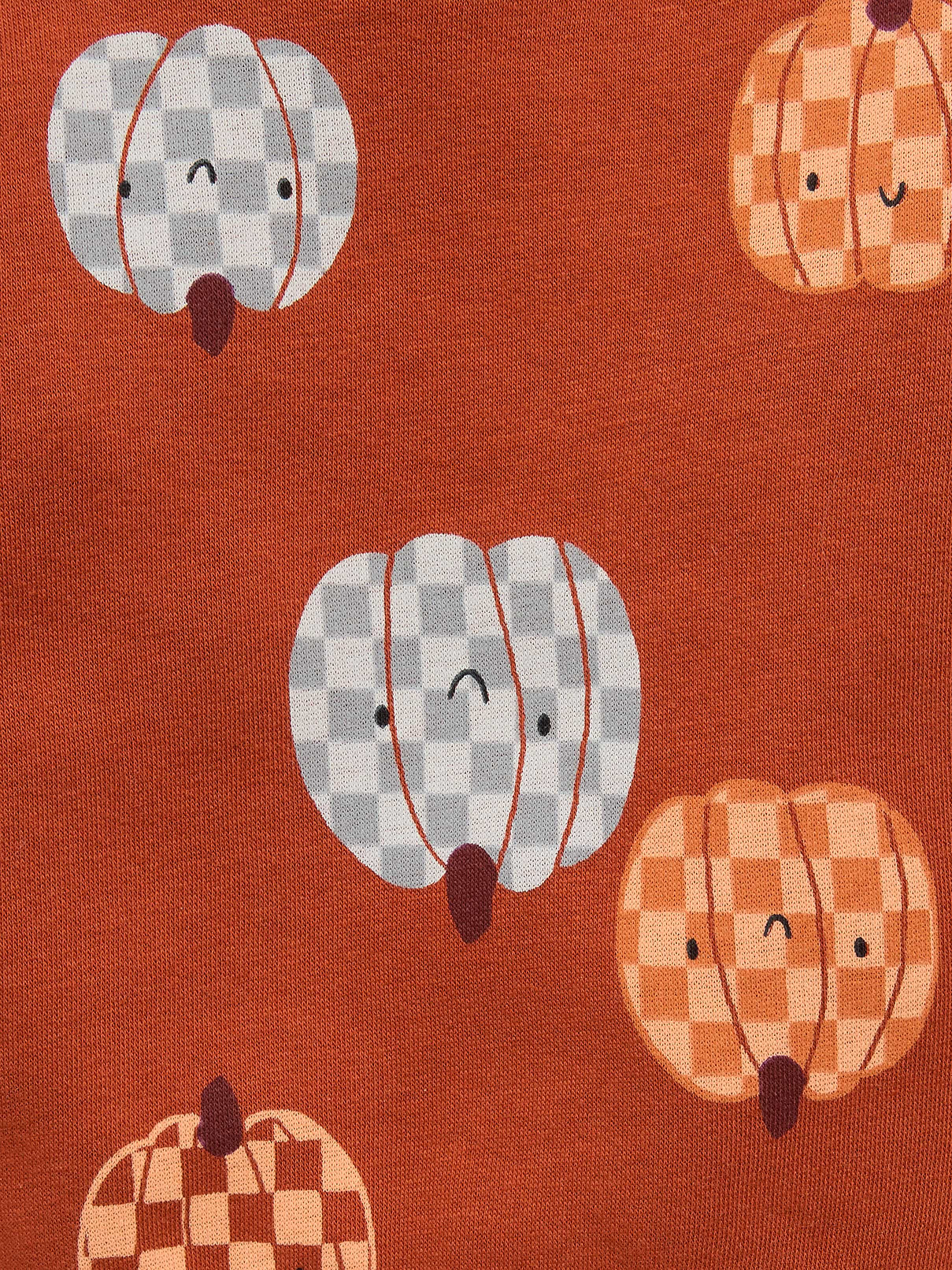 L'image numéro 3 présente Ensemble chandail et pantalon en coton ouaté à motif pour bébé