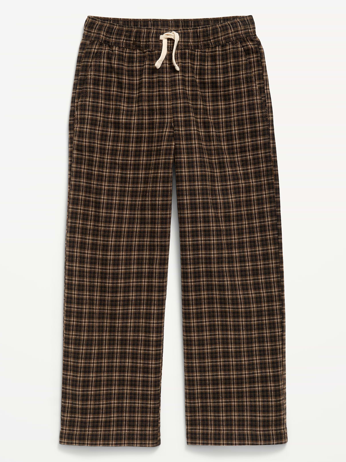 Image number 4 showing, Pull-On Baggy Plaid Flannel Pants for Boys