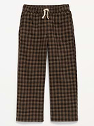 Image number 4 showing, Pull-On Baggy Plaid Flannel Pants for Boys