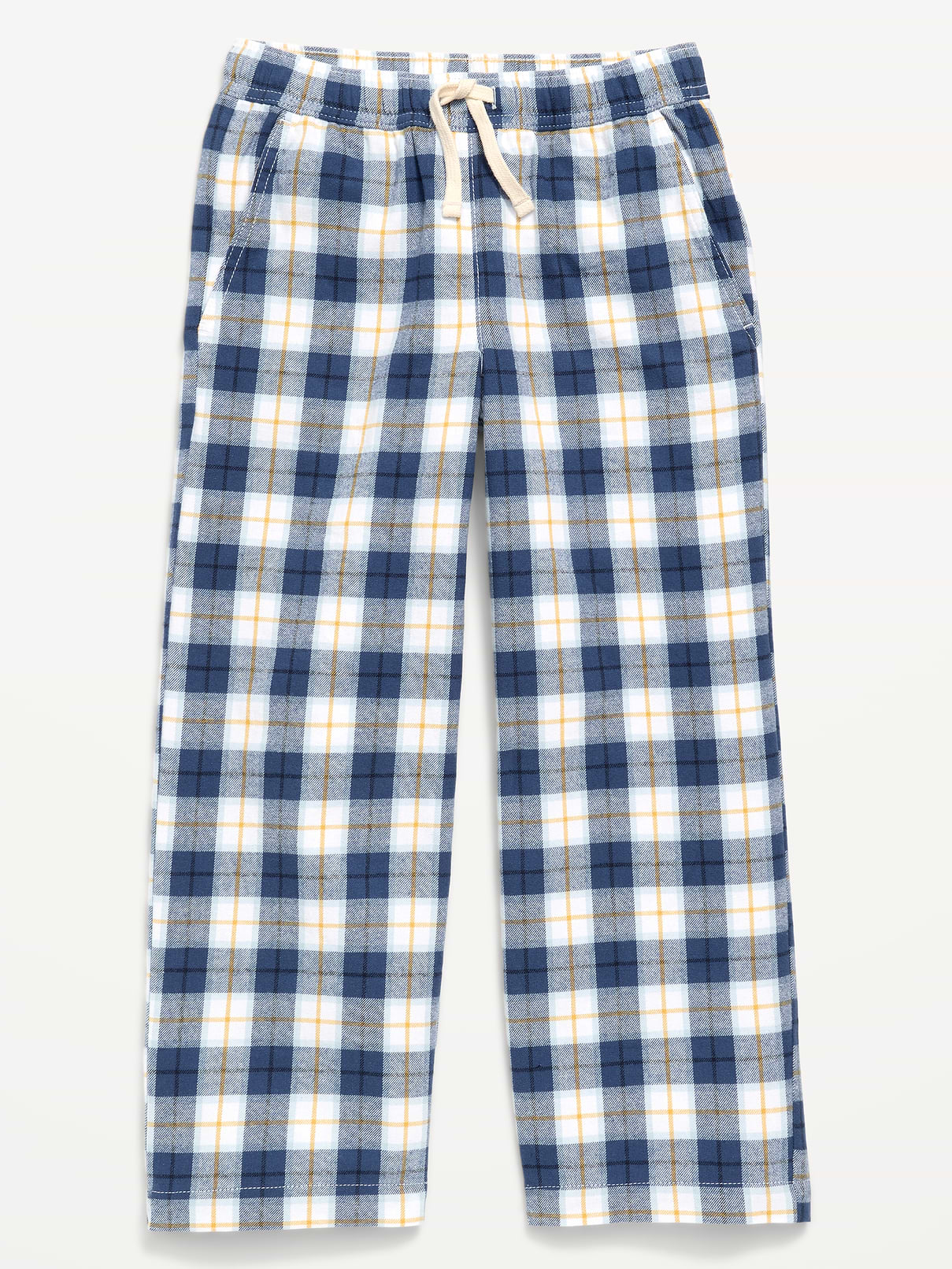 Image number 4 showing, Pull-On Baggy Plaid Flannel Pants for Boys