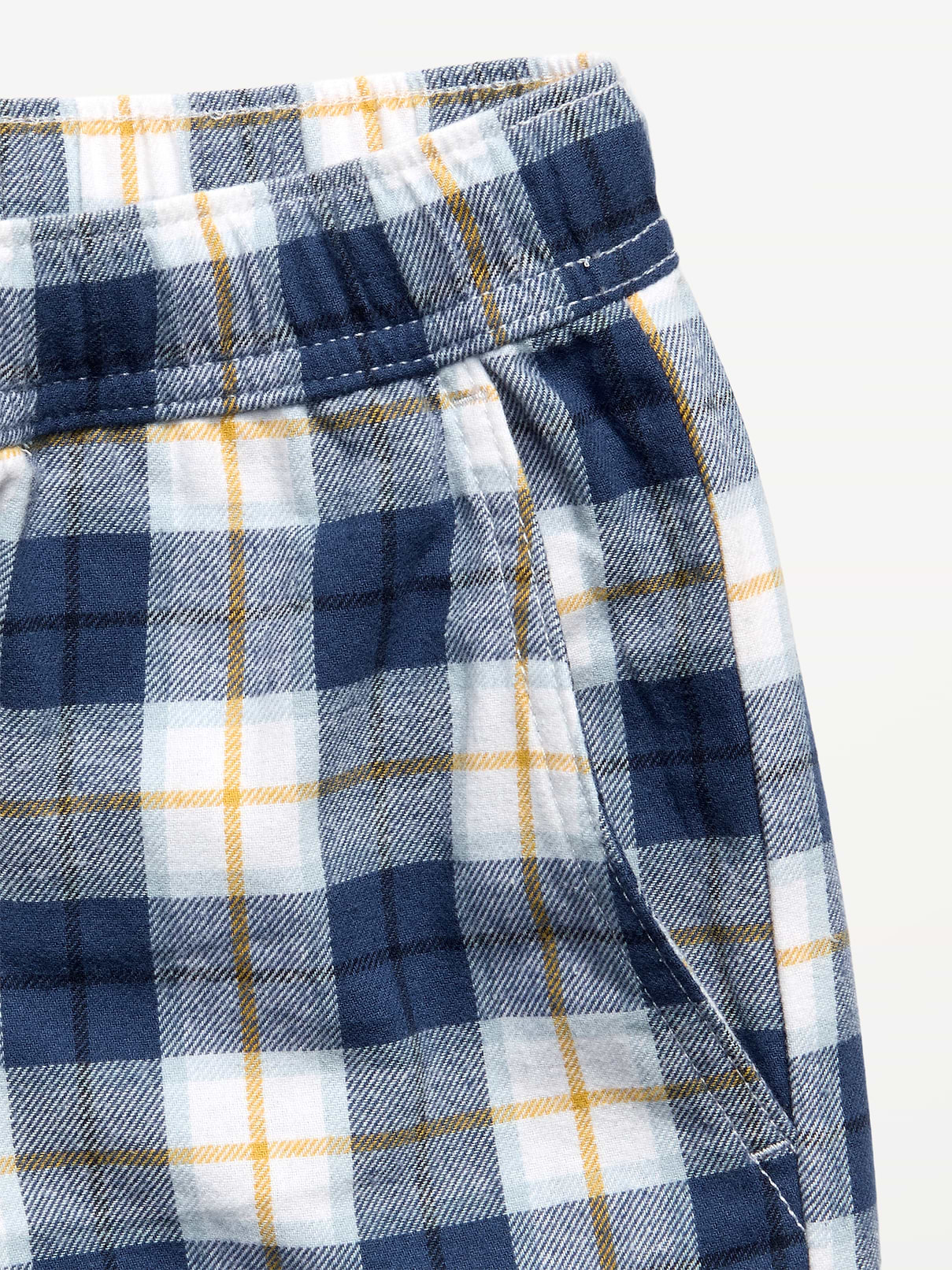 Image number 5 showing, Pull-On Baggy Plaid Flannel Pants for Boys