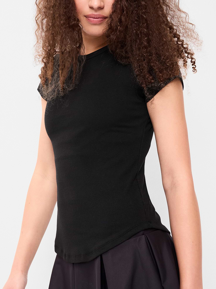 Image number 4 showing, CloudLite Crew-Neck Ribbed T-Shirt